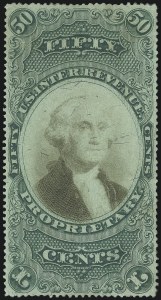 Sale 1089, Lot 555, Proprietary Issues, Violet and Green Papers