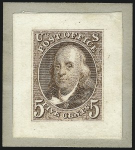 Sale 1090, Lot 1004, Essays & Proofs, 1847 Issue thru 20th Century