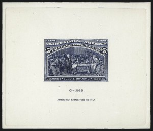 Sale 1090, Lot 1037, Essays & Proofs, 1847 Issue thru 20th Century