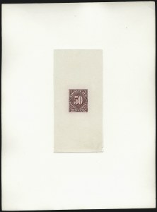 Sale 1090, Lot 1050, Essays & Proofs, Back-of-Book thru Specimens