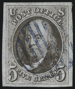 Sale 1090, Lot 1098, 1847 Issue & 1875 Reproduction of 1847 Issue (Scott 1-4)
