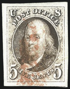 Sale 1090, Lot 1101, 1847 Issue & 1875 Reproduction of 1847 Issue (Scott 1-4)