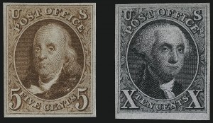Sale 1090, Lot 1121, 1847 Issue & 1875 Reproduction of 1847 Issue (Scott 1-4)