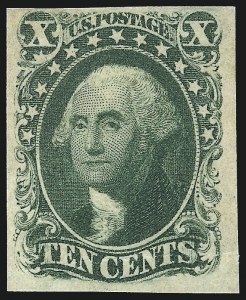 Sale 1090, Lot 1141, 1851-56 Issue (Scott 6-17)