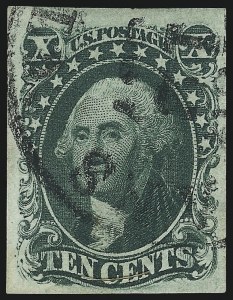 Sale 1090, Lot 1142, 1851-56 Issue (Scott 6-17)