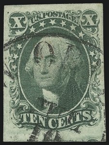 Sale 1090, Lot 1143, 1851-56 Issue (Scott 6-17)