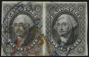Sale 1090, Lot 1145, 1851-56 Issue (Scott 6-17)