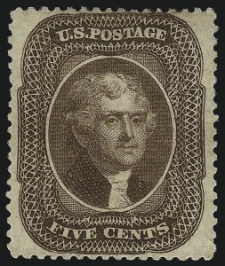 Sale 1090, Lot 1162, 1857-60 Issue (Scott 18-39)