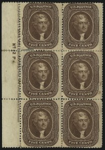 Sale 1090, Lot 1163, 1857-60 Issue (Scott 18-39)