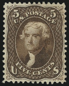 Sale 1090, Lot 1209, 1861-66 Issue (Scott 56-78)