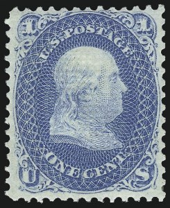Sale 1090, Lot 1219, 1867-68 Grilled Issue (Scott 79-101)