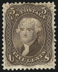 Sale 1090, Lot 1229, 1867-68 Grilled Issue (Scott 79-101)