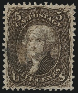 Sale 1090, Lot 1231, 1867-68 Grilled Issue (Scott 79-101)