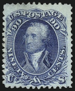 Sale 1090, Lot 1239, 1867-68 Grilled Issue (Scott 79-101)