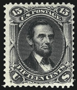 Sale 1090, Lot 1250, 1875 Re-Issue of 1861-66 Issue (Scott 102-111)