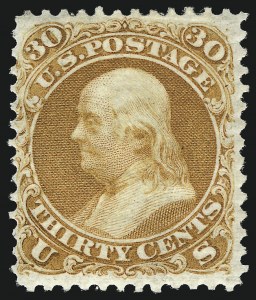 Sale 1090, Lot 1255, 1875 Re-Issue of 1861-66 Issue (Scott 102-111)