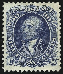 Sale 1090, Lot 1256, 1875 Re-Issue of 1861-66 Issue (Scott 102-111)
