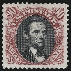 Sale 1090, Lot 1294, 1875 Re-Issue of 1869 Pictorial Issue (Scott 123-133)