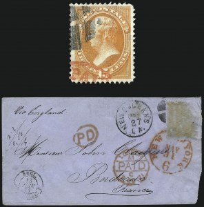 Sale 1090, Lot 1303, 1870-71 National Bank Note Co. Issues (Scott 134-155)