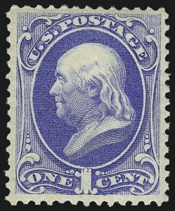 Sale 1090, Lot 1325, 1873-83 Continental & American Bank Note Co. Issues (Scott 156-218)