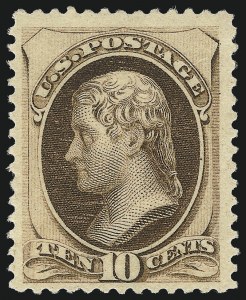 Sale 1090, Lot 1344, 1873-83 Continental & American Bank Note Co. Issues (Scott 156-218)
