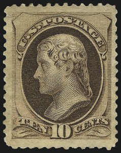 Sale 1090, Lot 1346, 1873-83 Continental & American Bank Note Co. Issues (Scott 156-218)