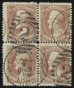 Sale 1090, Lot 1357, 1873-83 Continental & American Bank Note Co. Issues (Scott 156-218)