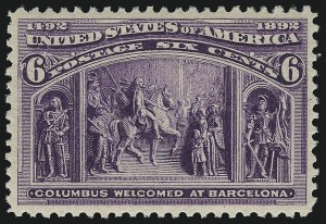 Sale 1090, Lot 1389, 1893 Columbian Issue (Scott 230-245)