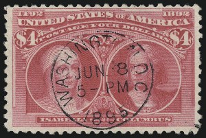 Sale 1090, Lot 1401, 1893 Columbian Issue (Scott 230-245)