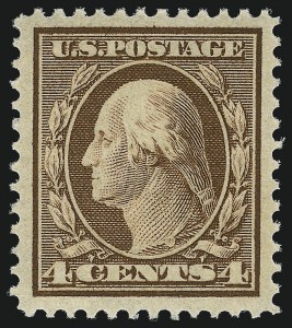 Sale 1090, Lot 1447, 1908-10 Washington-Franklin Issues (Scott 331-388)