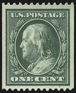 Sale 1090, Lot 1459, 1908-10 Washington-Franklin Issues (Scott 331-388)