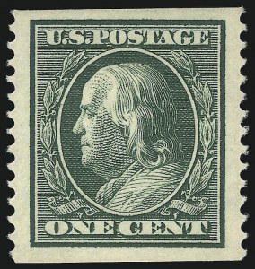 Sale 1090, Lot 1465, 1908-10 Washington-Franklin Issues (Scott 331-388)