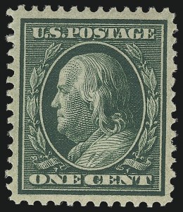 Sale 1090, Lot 1470, 1908-10 Washington-Franklin Issues (Scott 331-388)