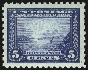 Sale 1090, Lot 1493, 1913-15 Panama-Pacific Issue (Scott 397-404)