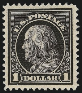 Sale 1090, Lot 1505, 1912-15 Washington-Franklin Issues (Scott 405-461)