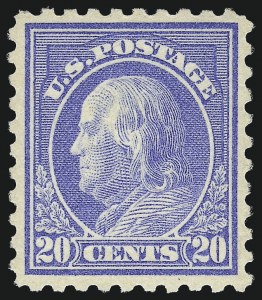 Sale 1090, Lot 1513, 1912-15 Washington-Franklin Issues (Scott 405-461)