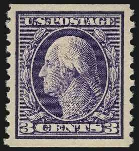 Sale 1090, Lot 1516, 1912-15 Washington-Franklin Issues (Scott 405-461)