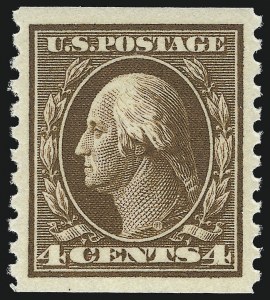 Sale 1090, Lot 1517, 1912-15 Washington-Franklin Issues (Scott 405-461)
