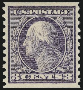 Sale 1090, Lot 1523, 1912-15 Washington-Franklin Issues (Scott 405-461)