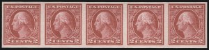 Sale 1090, Lot 1527, 1912-15 Washington-Franklin Issues (Scott 405-461)
