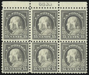 Sale 1090, Lot 1539, 1916-19 Issues (Scott 462-524)