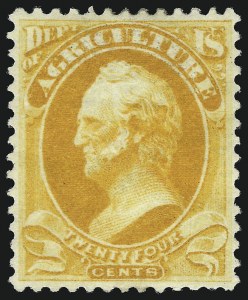 Sale 1090, Lot 1663, Offices in China, Officials, 24c Agriculture (O8) Sale 1090, Lot 1663, Offices in China, Officials