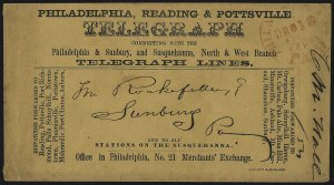 Sale 1090, Lot 1849, Telegraph Covers