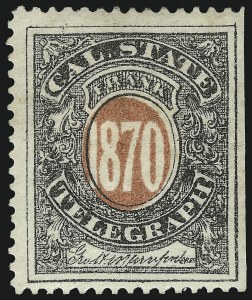 Sale 1090, Lot 1861, Telegraph Company Stamps