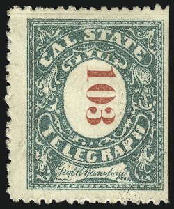 Sale 1090, Lot 1864, Telegraph Company Stamps