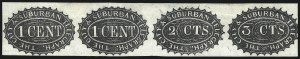 Sale 1090, Lot 1868, Telegraph Company Stamps