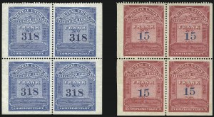 Sale 1090, Lot 1875, Telegraph Company Stamps