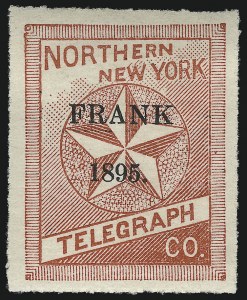 Sale 1090, Lot 1889, Telegraph Company Stamps