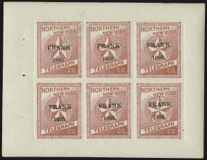 Sale 1090, Lot 1891, Telegraph Company Stamps