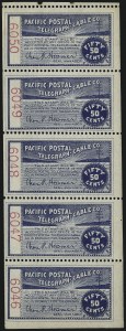 Sale 1090, Lot 1894, Telegraph Company Stamps, cont.